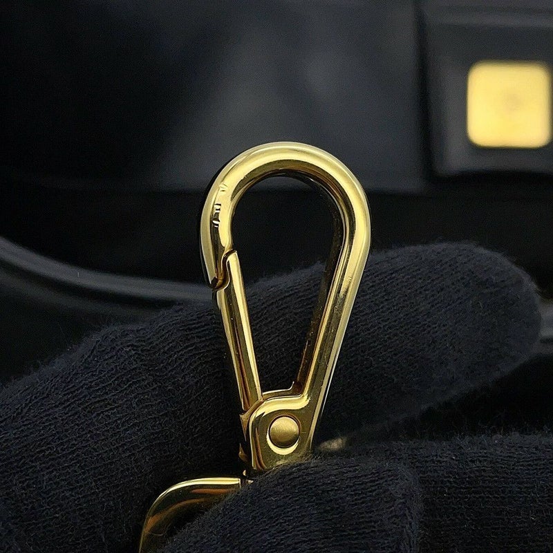 フェンディ ハンドバッグ セレリア FF トート スモール レザー 8BH367 2way FENDI ショルダーバッグ 黒