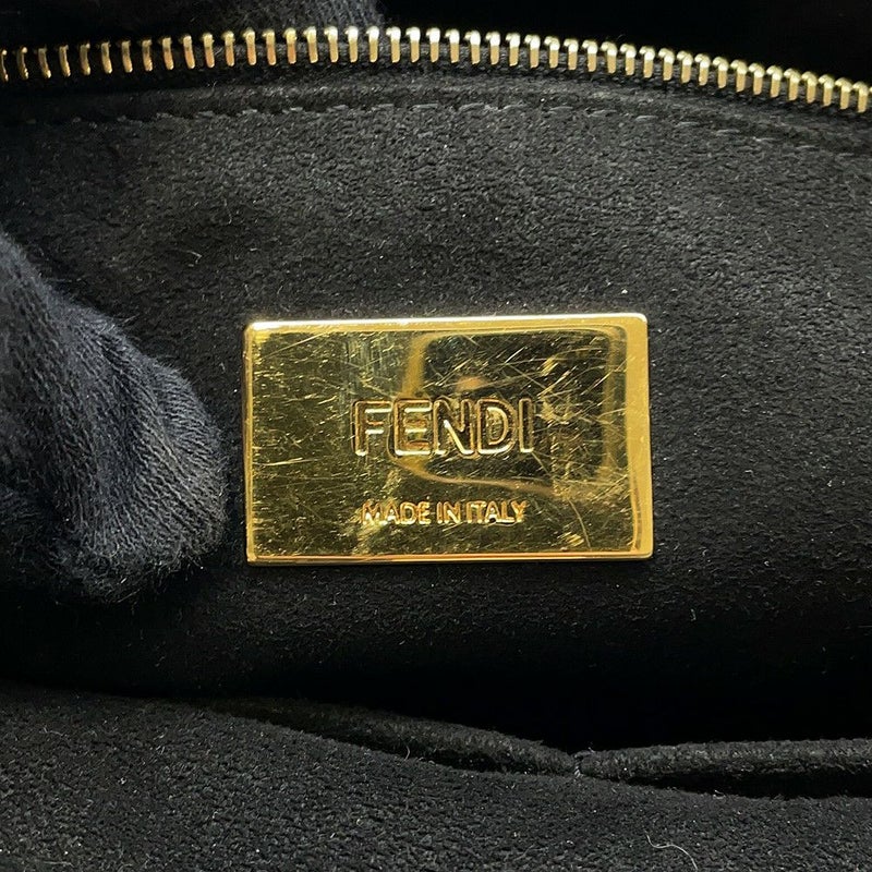 フェンディ ハンドバッグ セレリア FF トート スモール レザー 8BH367 2way FENDI ショルダーバッグ 黒