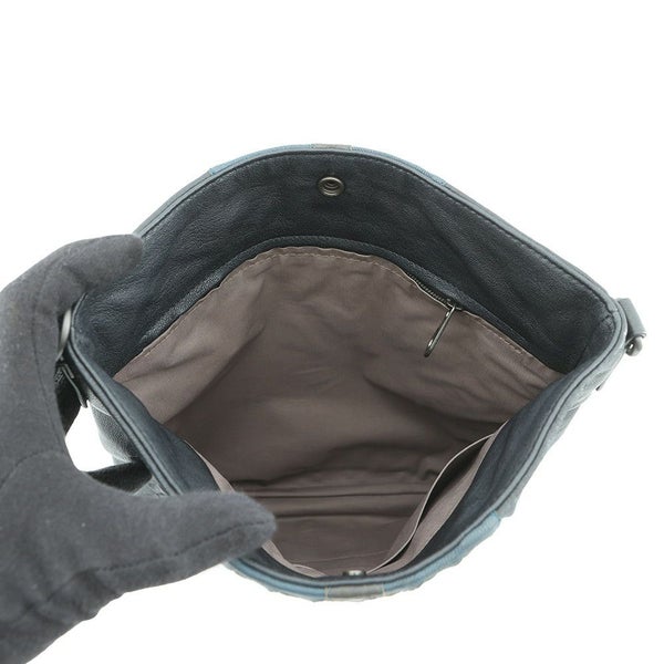 ボッテガヴェネタ ショルダーバッグ イントレチャート クラブ フュメ メッセンジャーバッグ 387302 BOTTEGA VENETA 黒