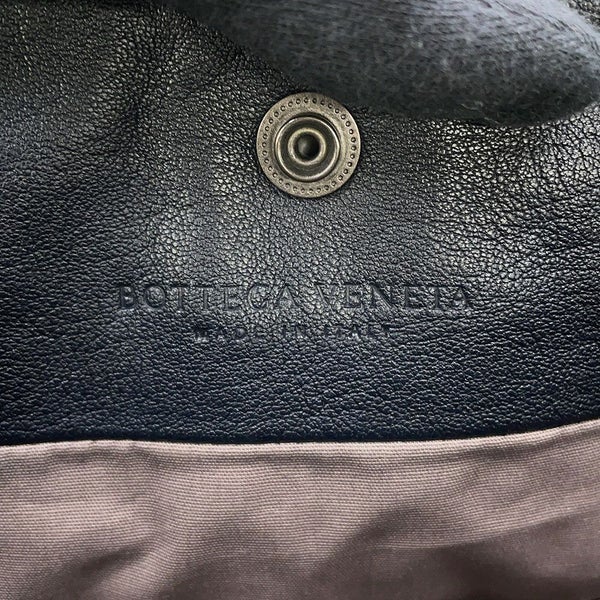 ボッテガヴェネタ ショルダーバッグ イントレチャート クラブ フュメ メッセンジャーバッグ 387302 BOTTEGA VENETA 黒