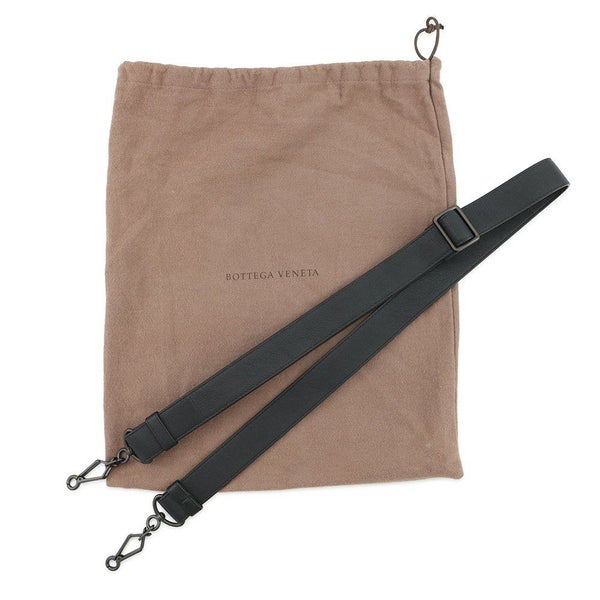 ボッテガヴェネタ ショルダーバッグ イントレチャート クラブ フュメ メッセンジャーバッグ 387302 BOTTEGA VENETA 黒