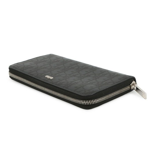 クリスチャン・ディオール 長財布 オブリーク ギャラクシー ラウンドジップウォレット 2ESBC252VPD 黒 トロッター