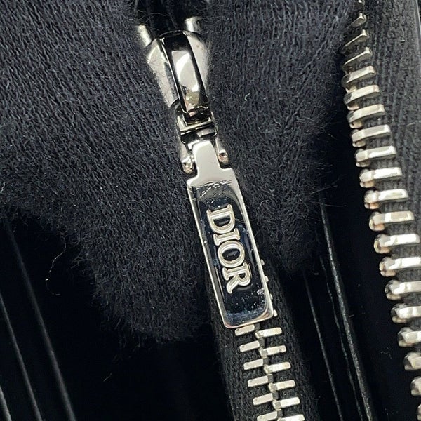 クリスチャン・ディオール 長財布 オブリーク ギャラクシー ラウンドジップウォレット 2ESBC252VPD 黒 トロッター