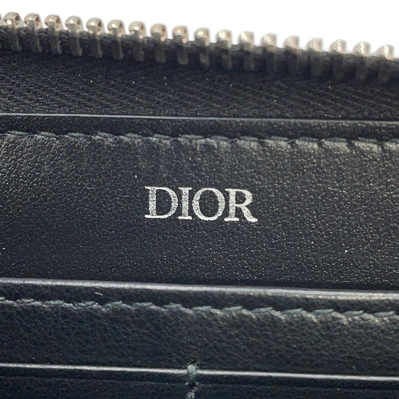クリスチャン・ディオール 長財布 オブリーク ギャラクシー ラウンドジップウォレット 2ESBC252VPD 黒 トロッター