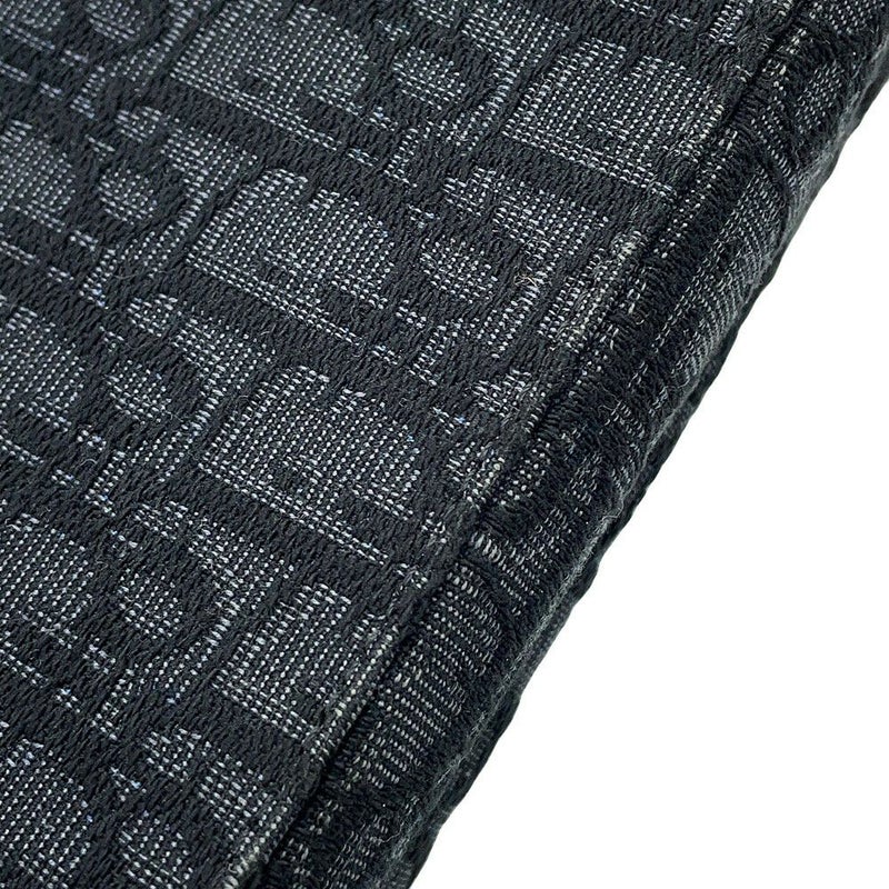 クリスチャン・ディオール ショルダーバッグ オブリーク ジャカード ジップポーチ キャンバス 2OBBC119YSE Christian Dior 黒