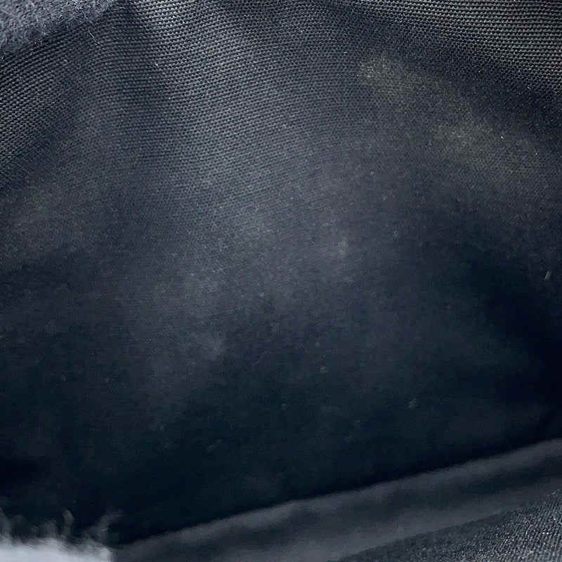 クリスチャン・ディオール ショルダーバッグ オブリーク ジャカード ジップポーチ キャンバス 2OBBC119YSE Christian Dior 黒