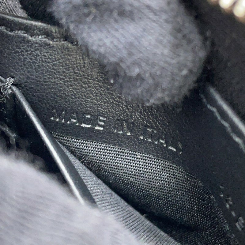 クリスチャン・ディオール ショルダーバッグ オブリーク ジャカード ジップポーチ キャンバス 2OBBC119YSE Christian Dior 黒