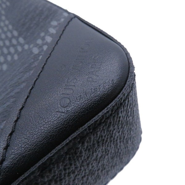 ルイヴィトン ショルダーバッグ ダミエ・グラフィット 3D トリオ・メッセンジャー N50017 LOUIS VUITTON ブラック 黒