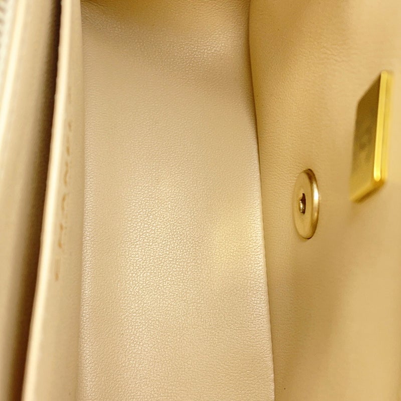 シャネル チェーンショルダーバッグ マトラッセ ココマーク キャビアスキン AS5758 CHANEL