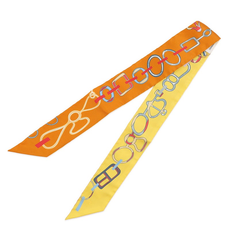 エルメス スカーフ ツイリー ド・レ・ブックル Do Re Boucles HERMES シルク 2023春夏
