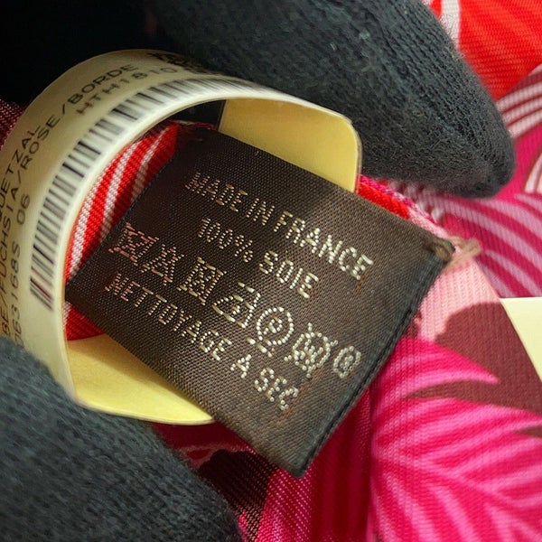 エルメス スカーフ ツイリー ジャガー ケツァール AGUAR QUETZAL HERMES シルクツイル