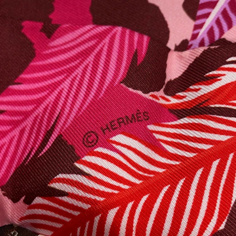 エルメス スカーフ ツイリー ジャガー ケツァール JAGUAR QUETZAL HERMES シルクツイル