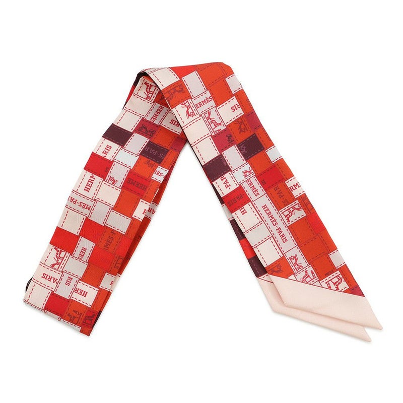 エルメス スカーフ ツイリー ボルデュック・チェック Bolduc au Carre HERMES シルクツイル 2019年秋冬