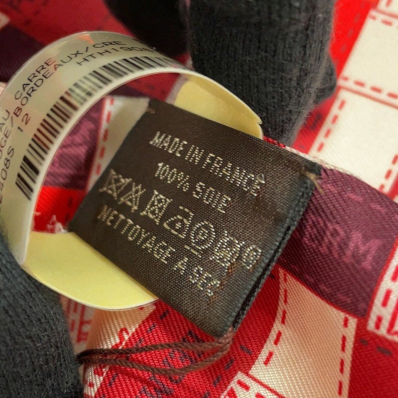 エルメス スカーフ ツイリー ボルデュック・チェック Bolduc au Carre HERMES シルクツイル 2019年秋冬