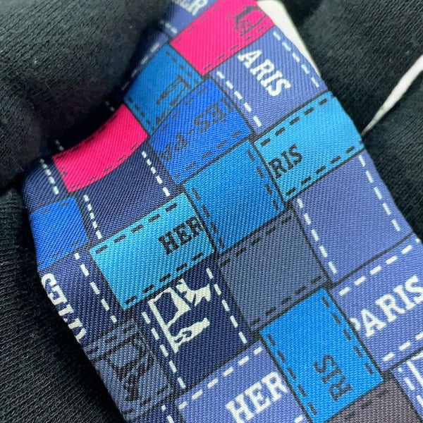 エルメス スカーフ ツイリー ボルデュック・チェック Bolduc au Carre HERMES シルクツイル 2019年秋冬