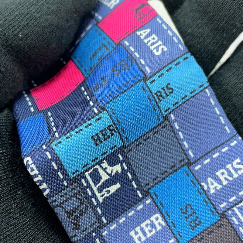 エルメス スカーフ ツイリー ボルデュック・チェック Bolduc au Carre HERMES シルクツイル 2019年秋冬