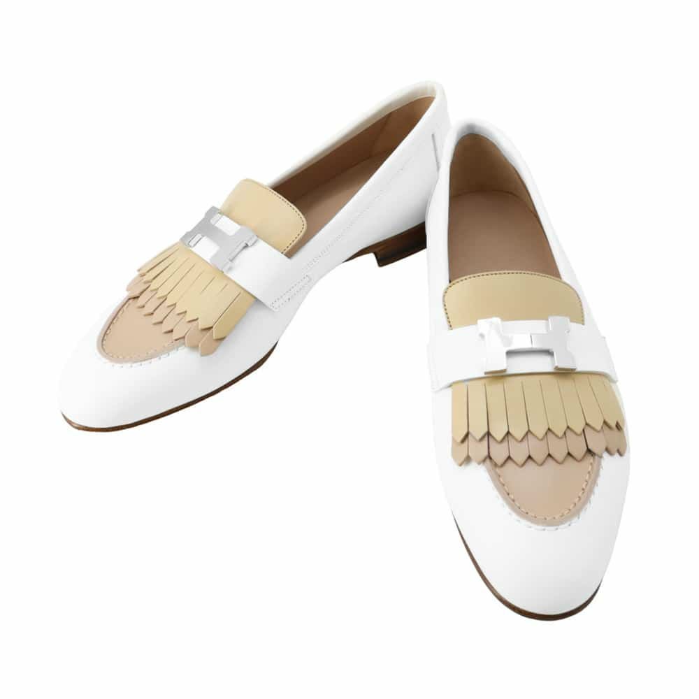 エルメス モカシン ロワイヤル フリンジ レディースサイズ36 HERMES 靴