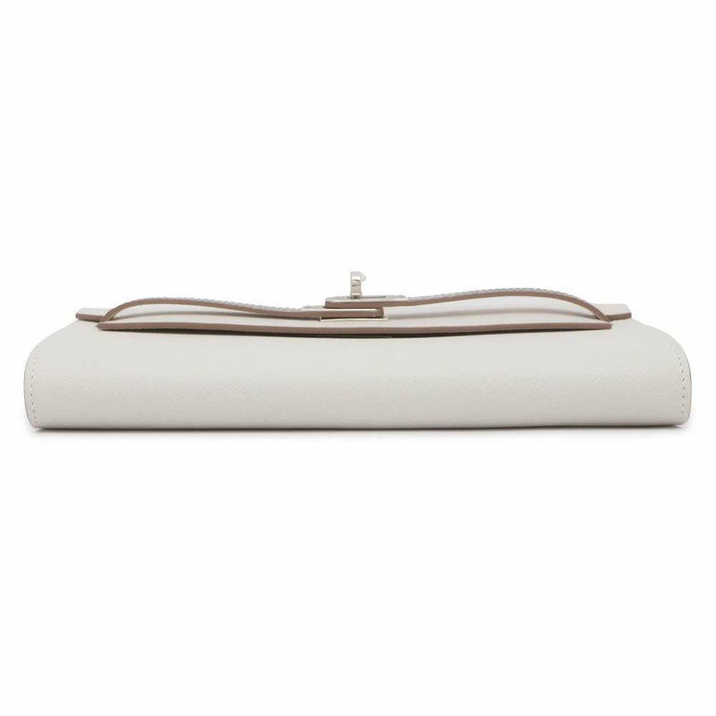 エルメス ケリーウォレット ロング トゥーゴー タッチ グリスペール/グリシマン/シルバー金具 エプソン/アリゲーターシャイン B刻印