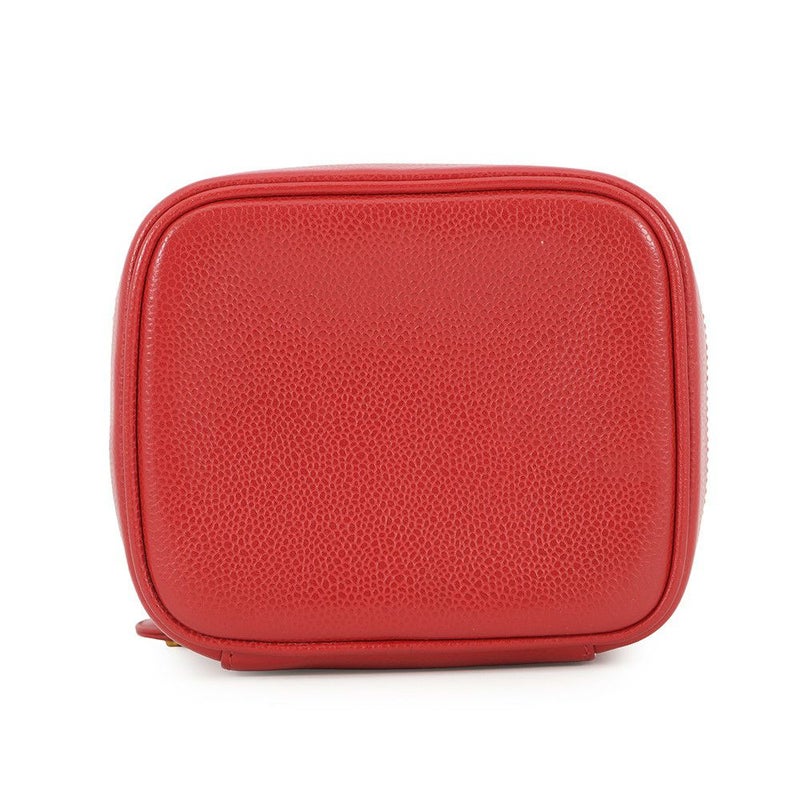 シャネル バニティバッグ ココマーク キャビアスキン 縦型 A01998 CHANEL 化粧ポーチ コスメポーチ