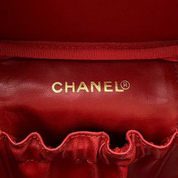 シャネル バニティバッグ ココマーク キャビアスキン 縦型 A01998 CHANEL 化粧ポーチ コスメポーチ