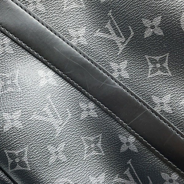 ルイヴィトン ボストンバッグ モノグラム・エクリプス キーボル・バンドリエール45 M40569 2wayショルダー ブラック 黒