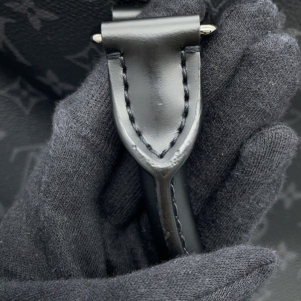 ルイヴィトン ボストンバッグ モノグラム・エクリプス キーボル・バンドリエール45 M40569 2wayショルダー ブラック 黒