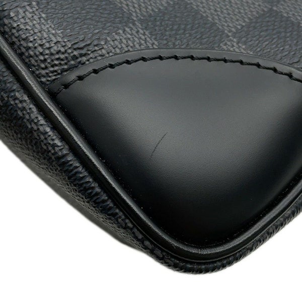 ルイヴィトン ビジネスバッグ ダミエ・グラフィット ポルトドキュマン・ヴォワヤージュ N41125 黒 ブラック