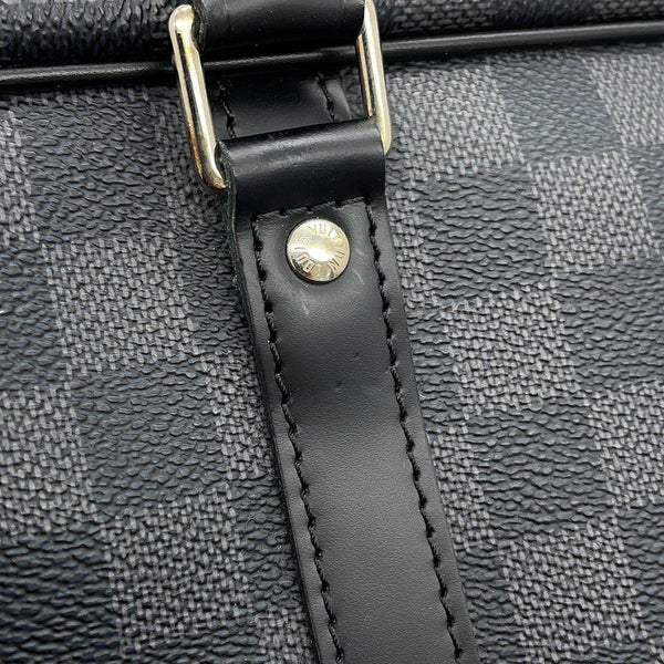 ルイヴィトン ビジネスバッグ ダミエ・グラフィット ポルトドキュマン・ヴォワヤージュ N41125 黒 ブラック