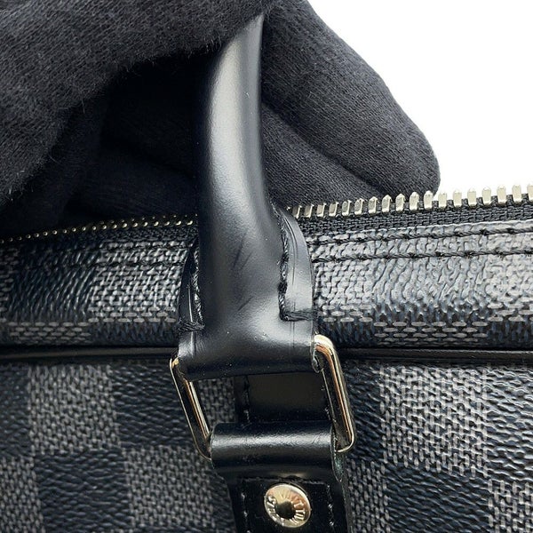 ルイヴィトン ビジネスバッグ ダミエ・グラフィット ポルトドキュマン・ヴォワヤージュ N41125 黒 ブラック