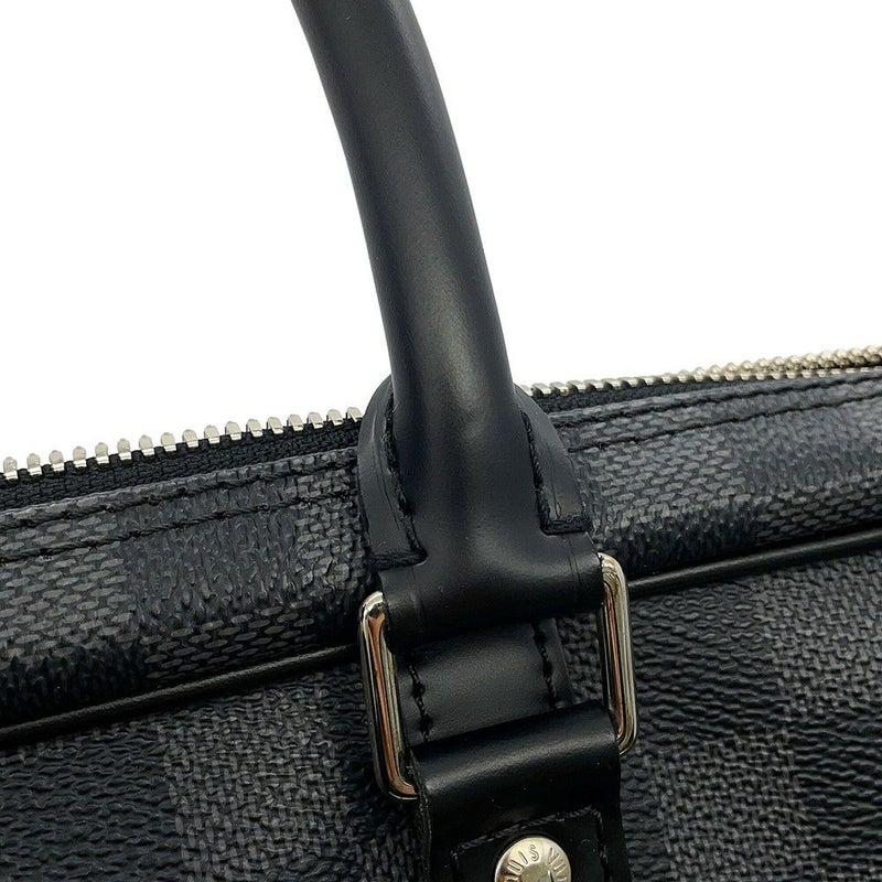 ルイヴィトン ビジネスバッグ ダミエ・グラフィット ポルトドキュマン・ヴォワヤージュ N41125 黒 ブラック