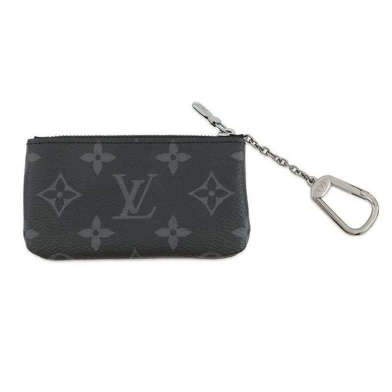 ルイヴィトン コインケース モノグラム・エクリプス リバース ポシェット・クレ M80905 LOUIS VUITTON 黒 ブラック