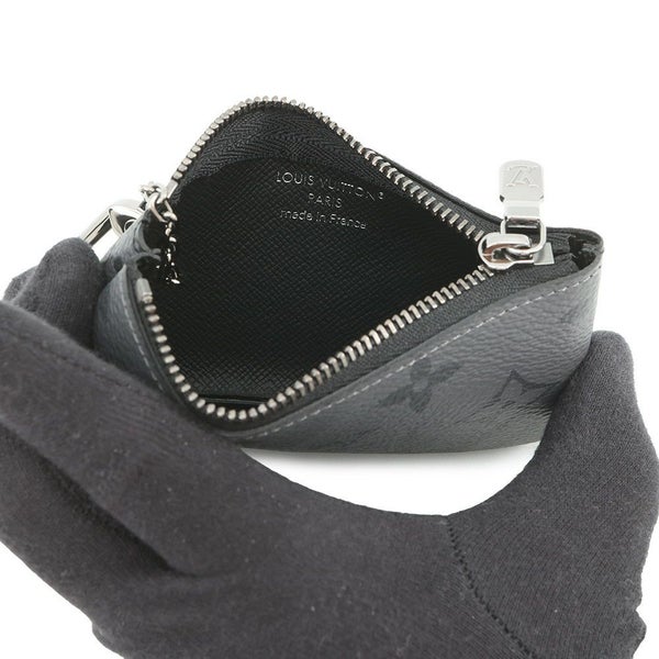 ルイヴィトン コインケース モノグラム・エクリプス リバース ポシェット・クレ M80905 LOUIS VUITTON 黒 ブラック