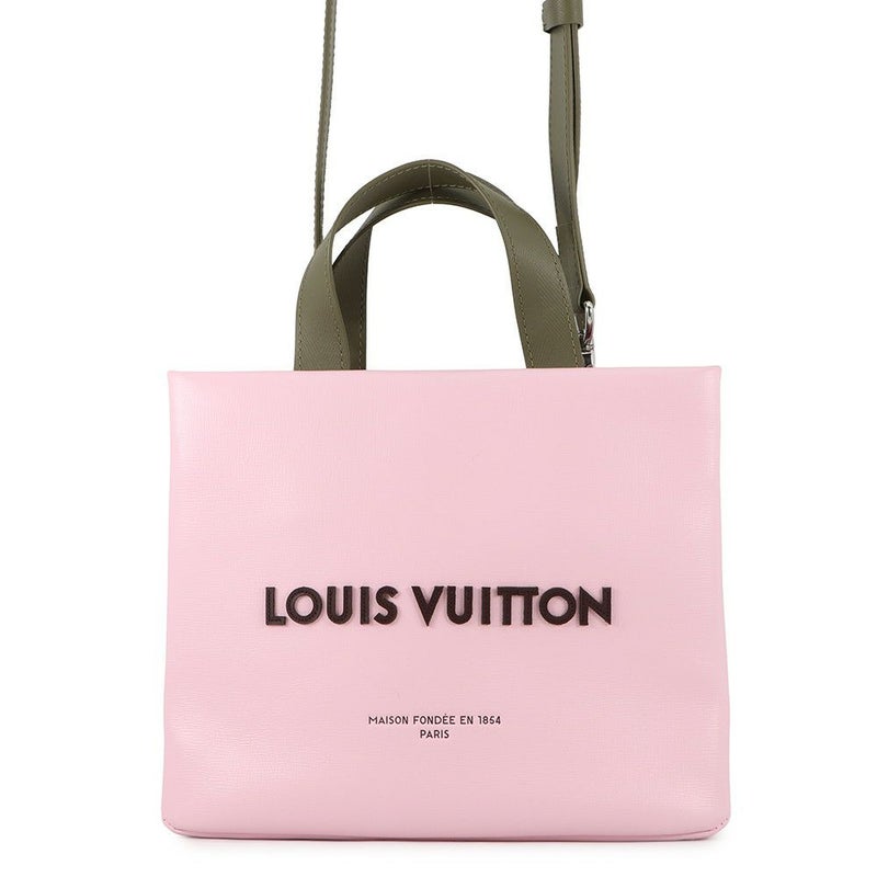 ルイヴィトン ハンドバッグ カウハイドレザー ショッパー・トート M15239 LOUIS VUITTON 2wayショルダーバッグ