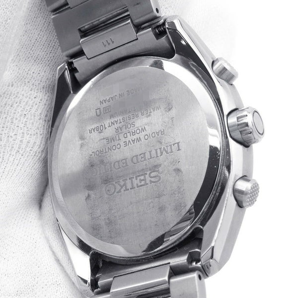 セイコー アストロン セイコー創業140周年記念限定モデル 日本限定300本 SBXY023 ブルーグレー/金春色文字盤 ソーラー電波