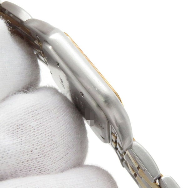 カルティエ パンテールMM 2ロウ W25028B6 SS/K18イエローゴールド Cartier 腕時計 アイボリー文字盤 クォーツ