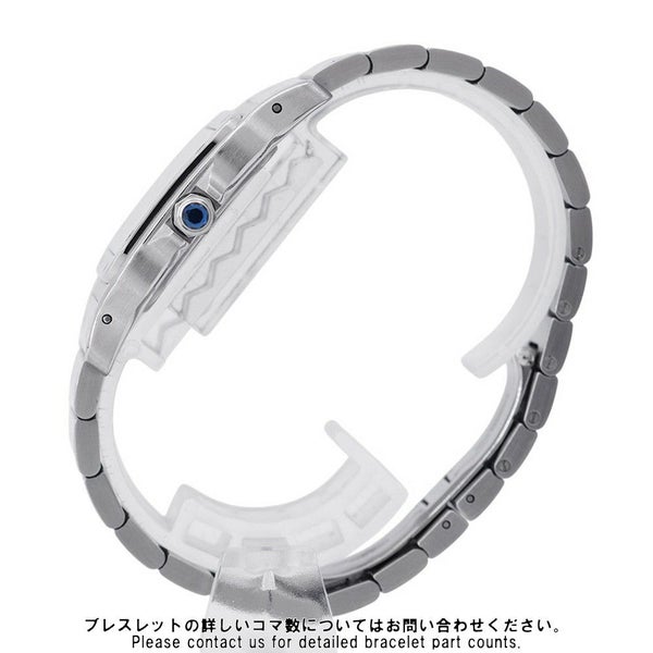 カルティエ サントス ガルベ LM W20060D6 Cartier 腕時計 ウォッチ シルバー文字盤