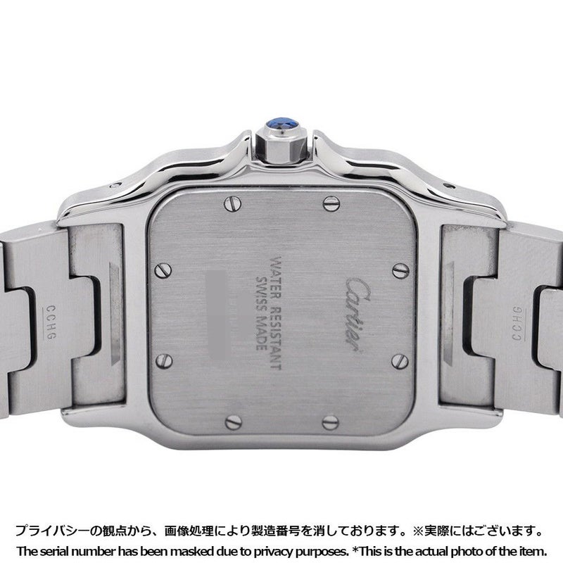 カルティエ サントス ガルベ LM W20060D6 Cartier 腕時計 ウォッチ シルバー文字盤