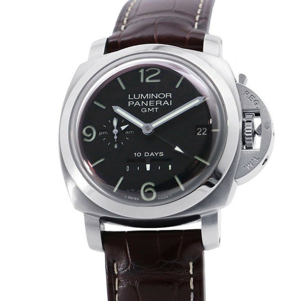 パネライ ルミノール 1950 10デイズ GMT PANERAI 腕時計 黒文字盤