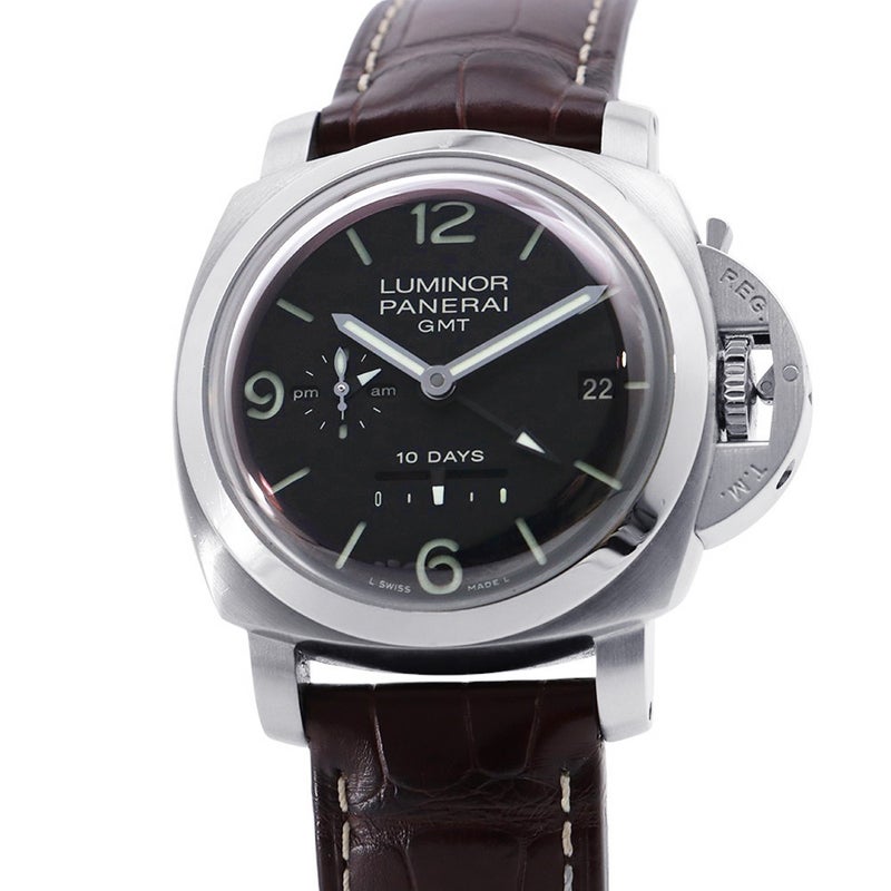 パネライ ルミノール 1950 10デイズ GMT PANERAI 腕時計 黒文字盤