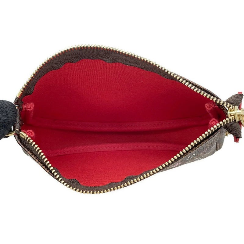 ルイヴィトン ポーチ ダミエ・エベヌ ヴィヴィエンヌ ミニ・ポシェット・アクセソワール N60259 ヴィトン バッグ 2019年クリスマス限定