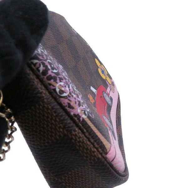 ルイヴィトン ポーチ ダミエ・エベヌ ヴィヴィエンヌ ミニ・ポシェット・アクセソワール N60259 ヴィトン バッグ 2019年クリスマス限定