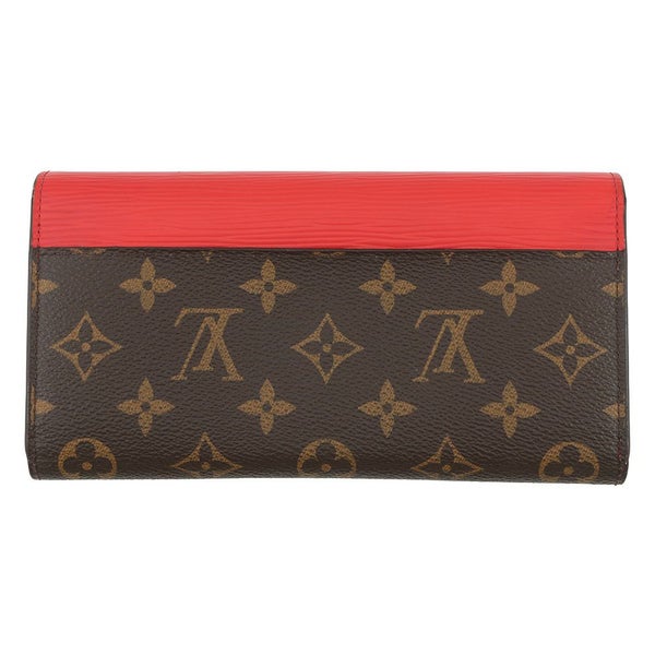 ルイヴィトン 長財布 ポルトフォイユ・マリールー ロン M60727 LOUIS VUITTON ヴィトン 財布 赤