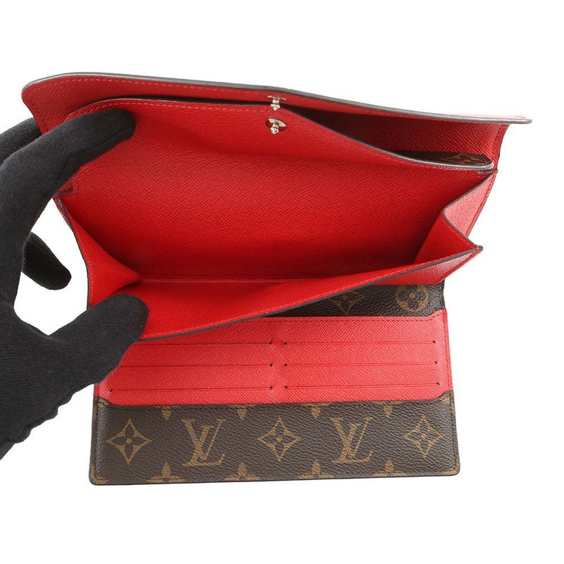 ルイヴィトン 長財布 ポルトフォイユ・マリールー ロン M60727 LOUIS VUITTON ヴィトン 財布 赤