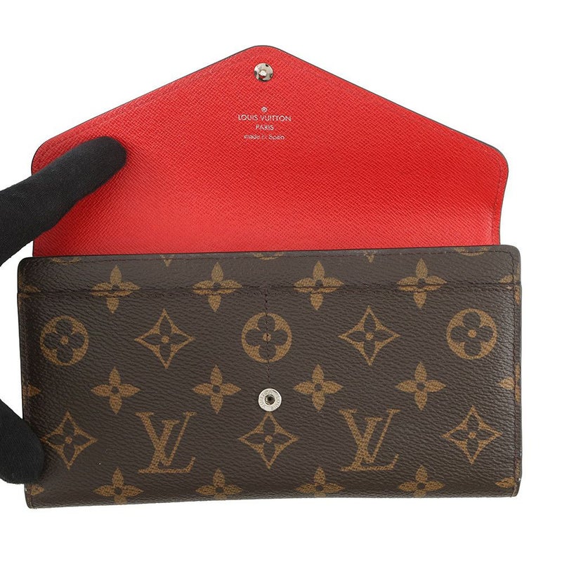 ルイヴィトン 長財布 ポルトフォイユ・マリールー ロン M60727 LOUIS VUITTON ヴィトン 財布 赤