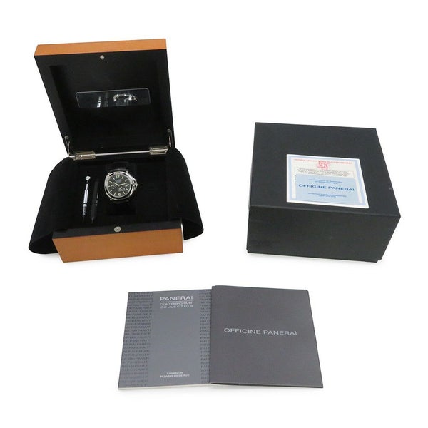 パネライ ルミノール パワーリザーブ O番 PAM00090 PANERAI 腕時計 黒文字盤