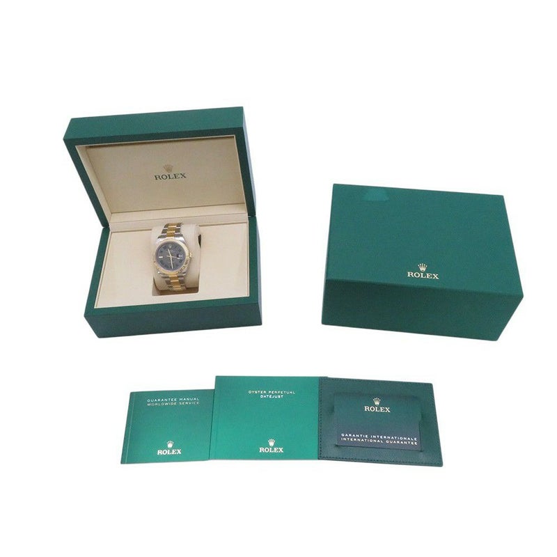 ロレックス デイトジャスト41 SS/K18イエローゴールド ランダムシリアル 126333 ROLEX 腕時計 スレート文字盤 ローマン