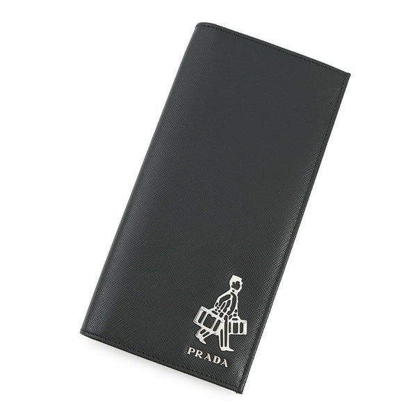 プラダ 長財布 サフィアーノトラベル ポーターコラボ レザー 2M1341 PRADA 財布 黒