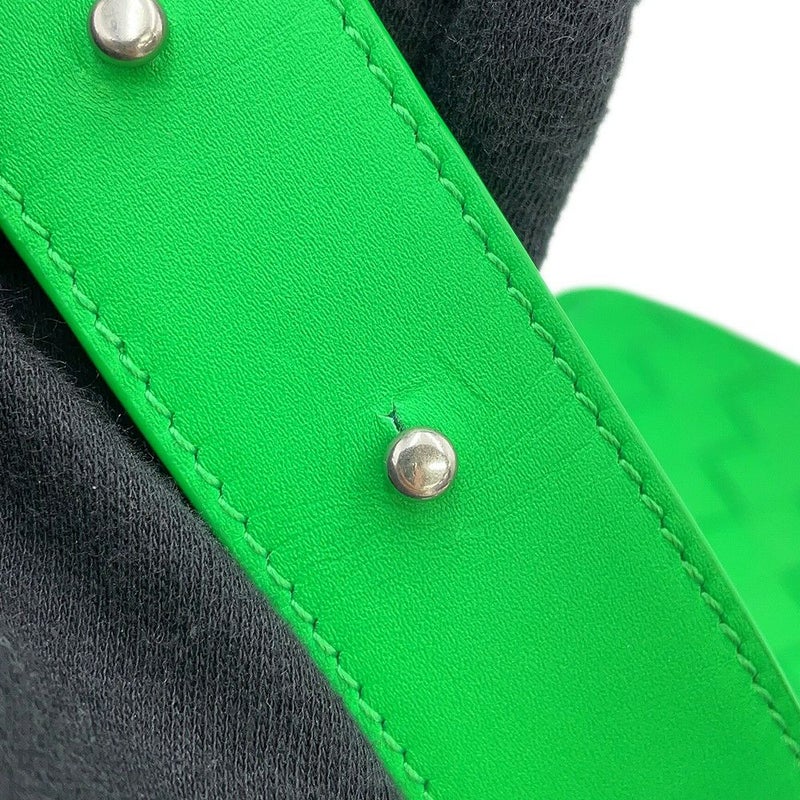 ボッテガヴェネタ ショルダーバッグ イントレチャート フォンポーチ カーフレザー 729296 BOTTEGA VENETA グリーン