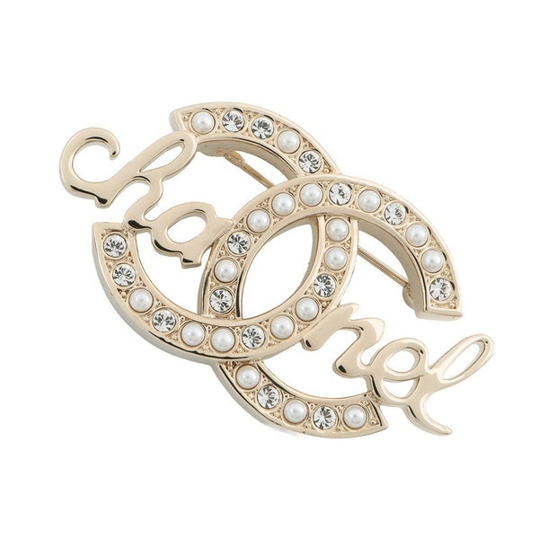 シャネル ブローチ ココマーク ロゴ ラインストーン フェイクパール L23 B ABB778 CHANEL アクセサリー
