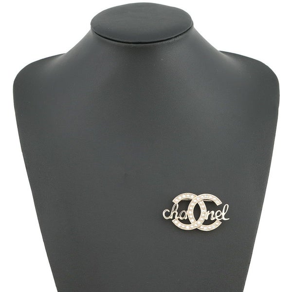 シャネル ブローチ ココマーク ロゴ ラインストーン フェイクパール L23 B ABB778 CHANEL アクセサリー